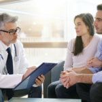 A couple defies the doctor's advice and has a baby; two years later, the doctor says, "I warned you."