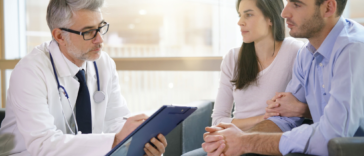 A couple defies the doctor's advice and has a baby; two years later, the doctor says, "I warned you."