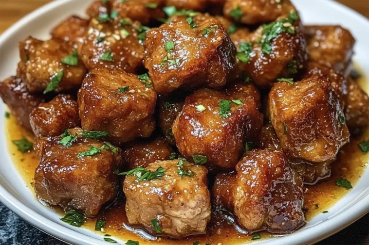Garlic Pork Bites Recipe - Easy & Flavorful Pork Bites for Any Occasion