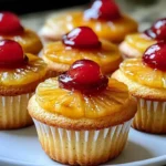 Pineapple Upside-Down Cupcakes: Easy Recipe with Tangy Bliss