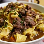 Mississippi beef and noodles