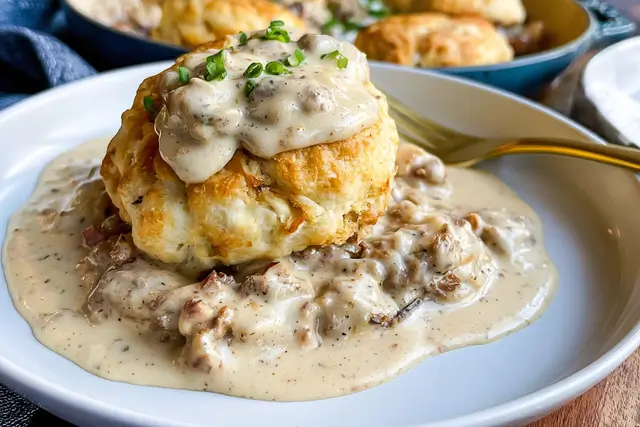 Irresistible Stuffed Biscuits and Gravy: A Comforting Twist on a Southern Classic 3 breakfast stuffed biscuits