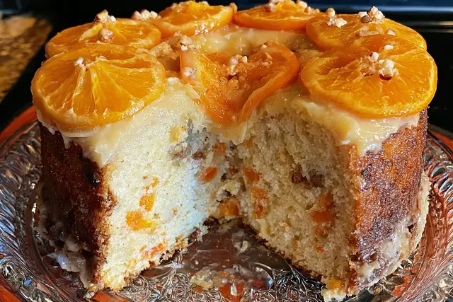 Mile High Orange Cake
