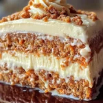 Heavenly Honeybun Carrot Cheesecake Cake - A Swirl of Spice & Sweetness!