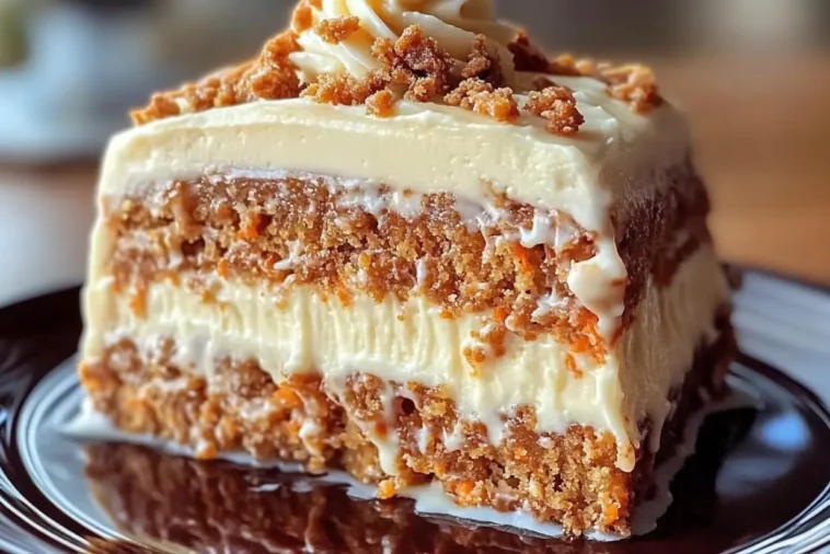 Heavenly Honeybun Carrot Cheesecake Cake - A Swirl of Spice & Sweetness!