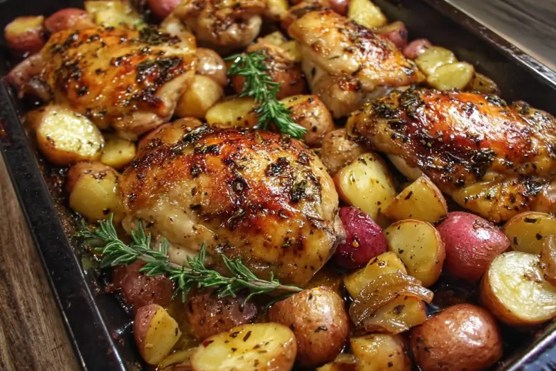 Easy sheet pan dinner