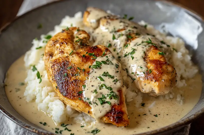Easy creamy chicken dinner
