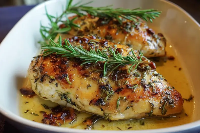 Easy Skillet Rosemary Chicken