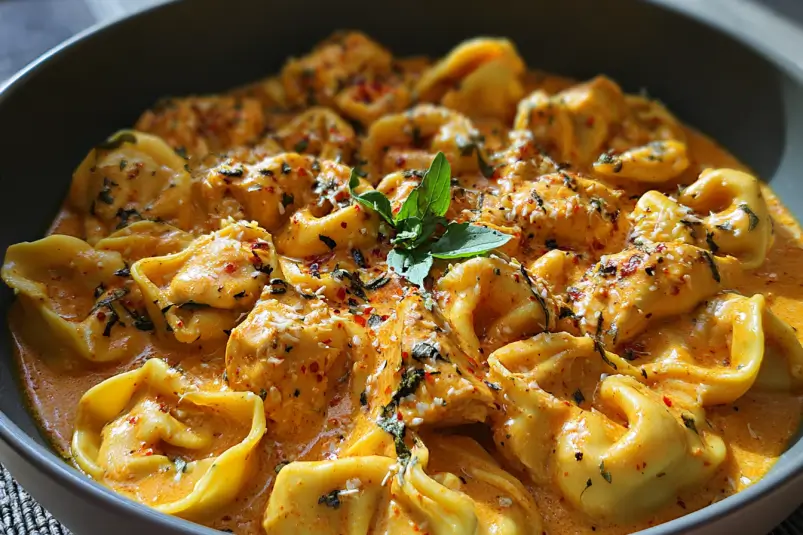 One-pot chicken and tortellini