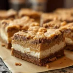 Crackled top cookie bars