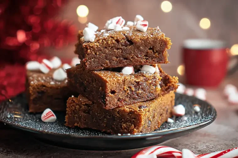 Gingerbread dessert bars