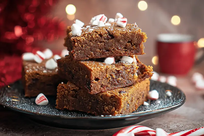 Gingerbread Blondies: A Festive Twist on a Classic Treat 4 Gingerbread dessert bars