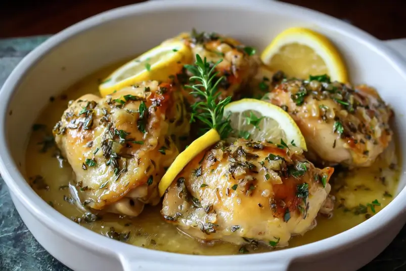 Slow Cooker Lemon Garlic Chicken: A Bright and Flavorful Comfort Dish 4 Garlic Lemon Chicken Crockpot Dinner