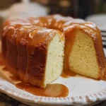 Moist cream cheese pound cake