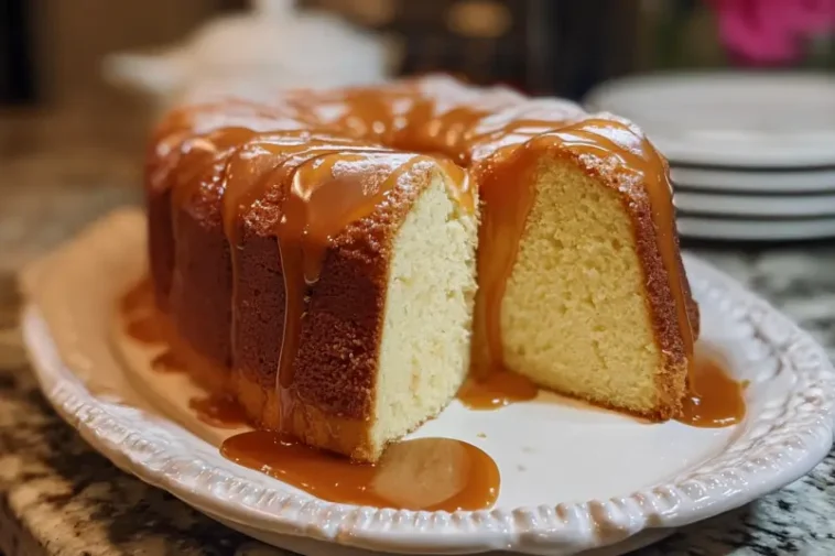 Moist cream cheese pound cake