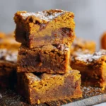 Fall blondie recipe