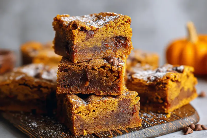 Pumpkin Blondies: A Fall-Inspired Treat You’ll Love 4 Fall blondie recipe