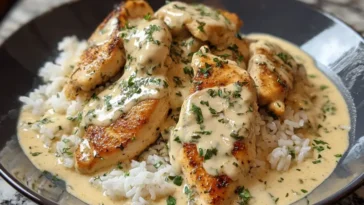 Chicken in ranch cream sauce