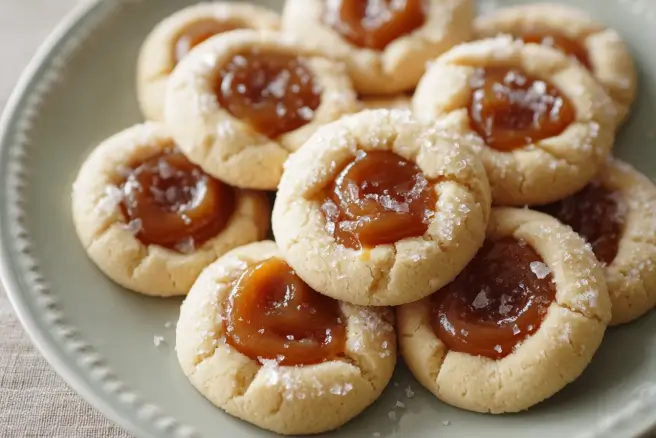 salted caramel cookies