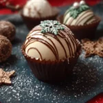 Christmas cocoa bombs