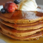 fluffy gingerbread pancakes
