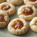 buttery thumbprint cookies