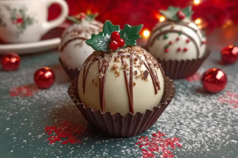 Christmas Hot Chocolate Bomb 4 holiday chocolate drink bombs
