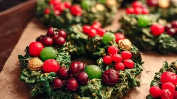 festive Christmas cookies