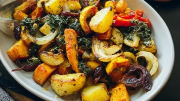 holiday roasted vegetable dish
