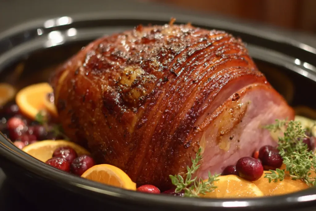 cranberry glazed ham