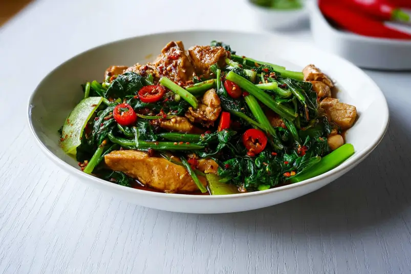 Healthy chicken stir-fry