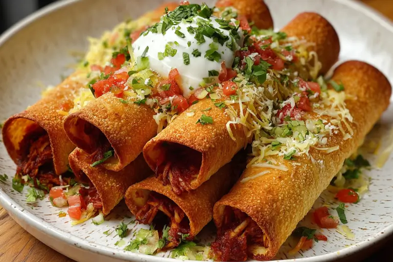 Air Fryer Chicken Taquitos
