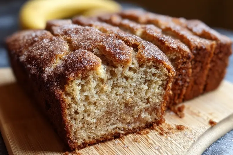 Snickerdoodle Inspired Banana Loaf
