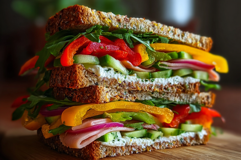 Easy Bell Pepper Sandwich