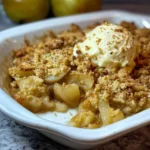 Homemade Pear Crumble