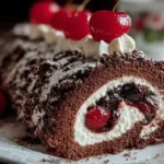 Black Forest Cake Roll