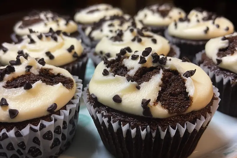 Cream cheese filled cupcakes