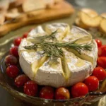 Brie with honey and nuts