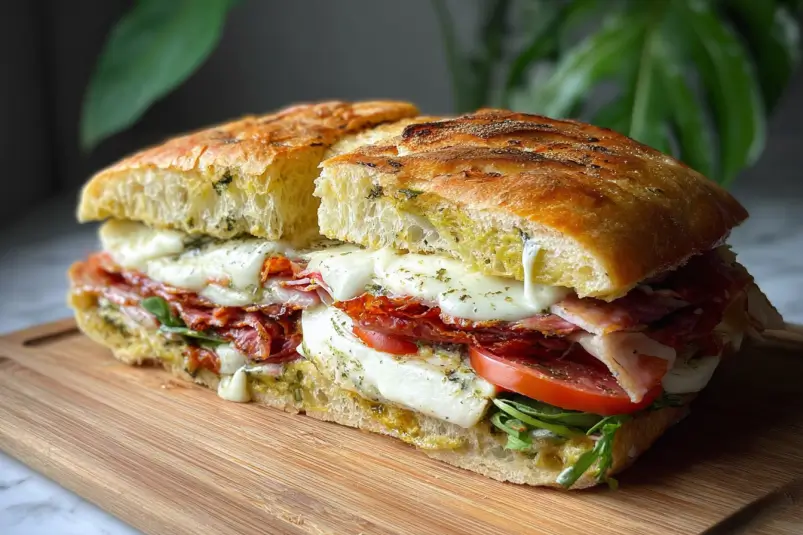 Italian ciabatta sandwich