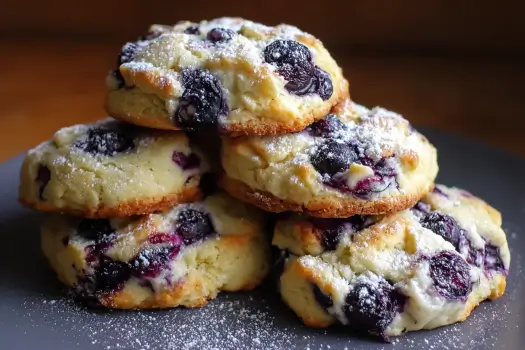 Blueberry cream cheese cookies recipe