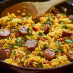 One-Pan Sausage and Rice