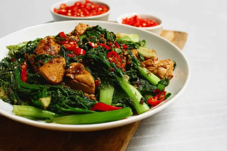 Quick chicken stir-fry dinner