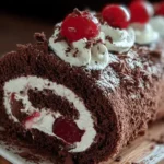 Swiss Roll with Cherries