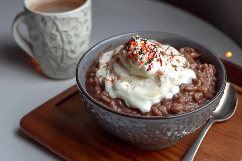 Easy Chocolate Rice Dessert