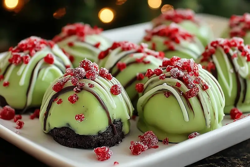 Grinch truffles