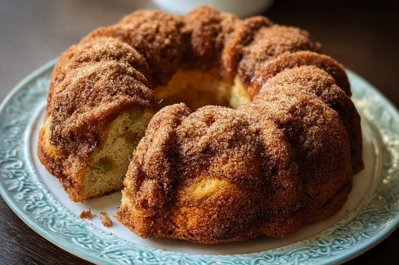Spiced zucchini crumb cake