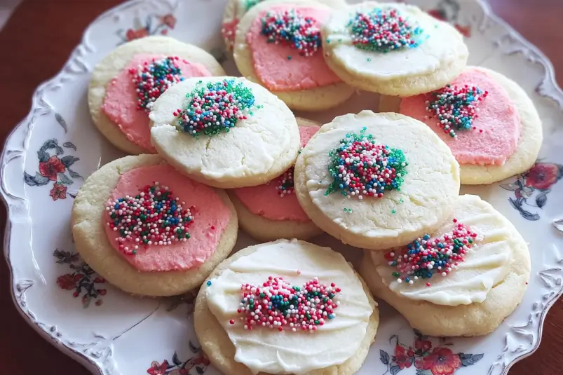 Traditional sugar cookies