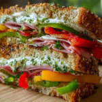 Crunchy Bell Pepper Sandwich
