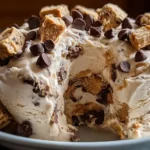 No-churn Snickers ice cream