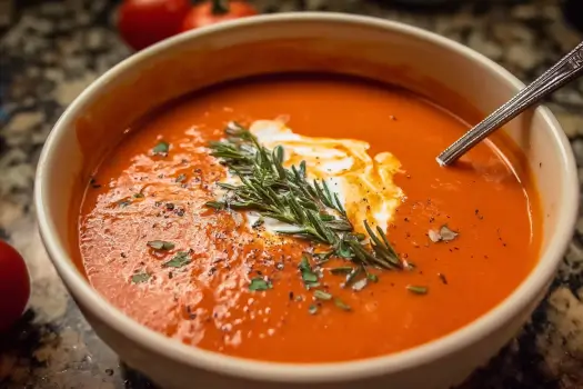 Pressure cooker tomato soup